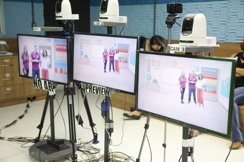 Rede municipal de Manaus grava último episódio de programa infantil