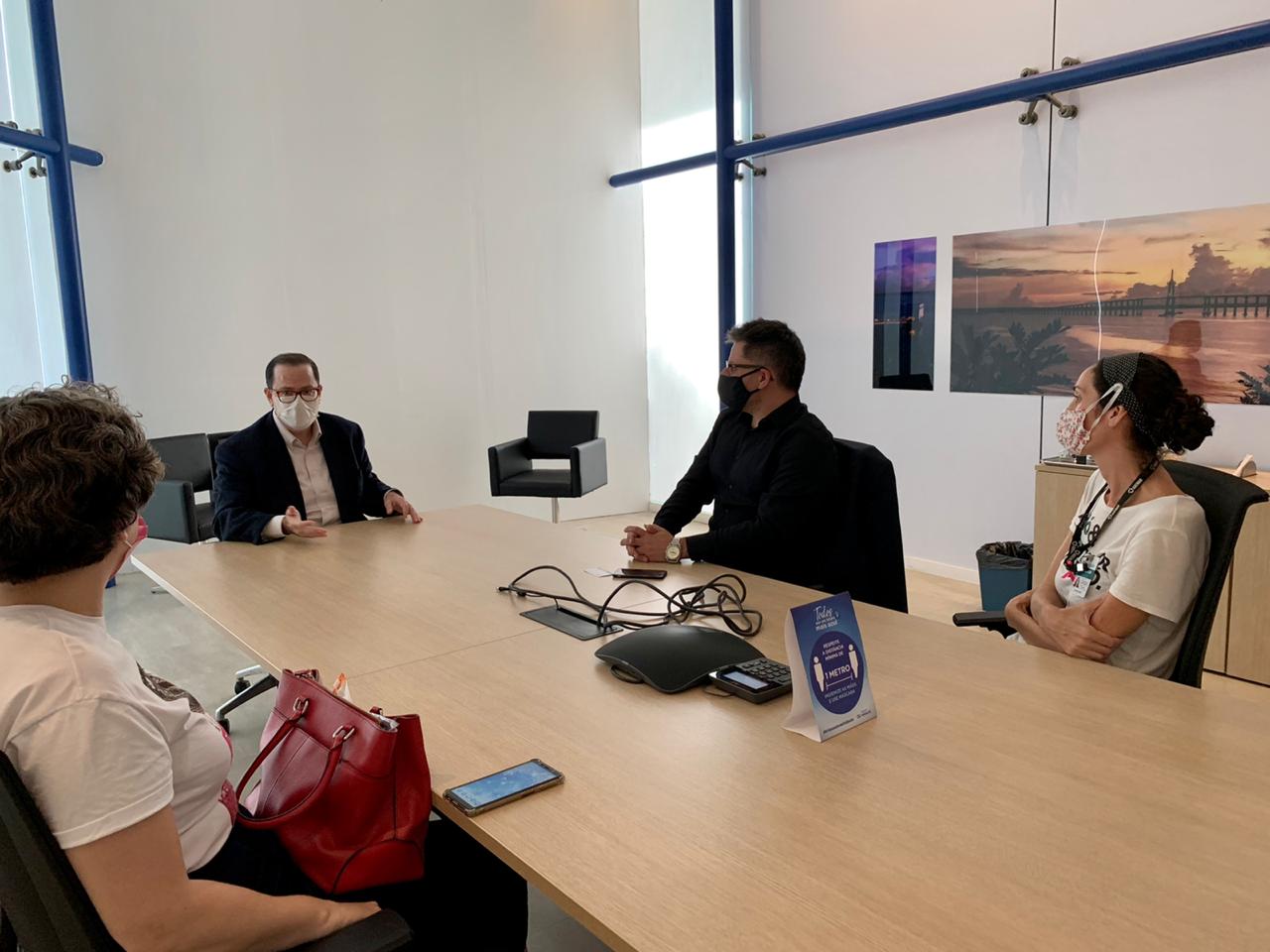 Gaúcho vem conhecer ações de saneamento, regulação e fiscalização da Ageman