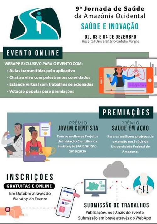 HUGV promove 9ª Jornada de Saúde da Amazônia Ocidental