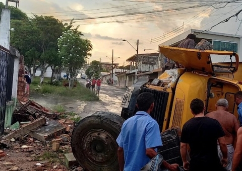 Caminhão desgovernado deixa criança de 9 anos ferida em Manaus