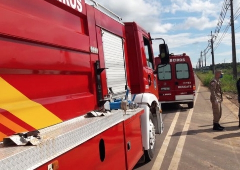Acidente entre carro e motocicleta deixa um ferido na AM-070