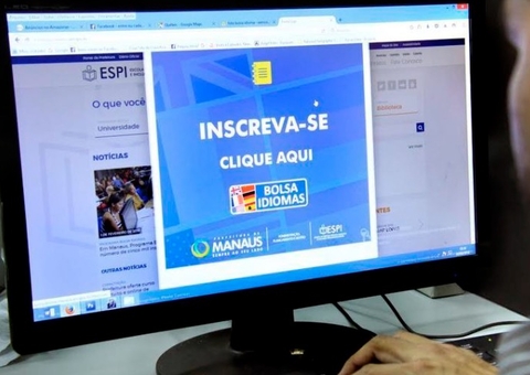 Inscrições no Programa Bolsa Idiomas já estão abertas em Manaus
