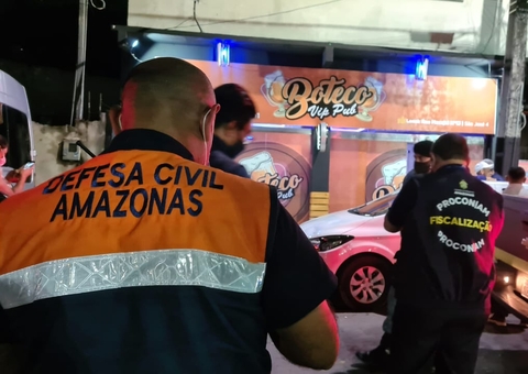 Bares são multados por descumprir decreto em Manaus 