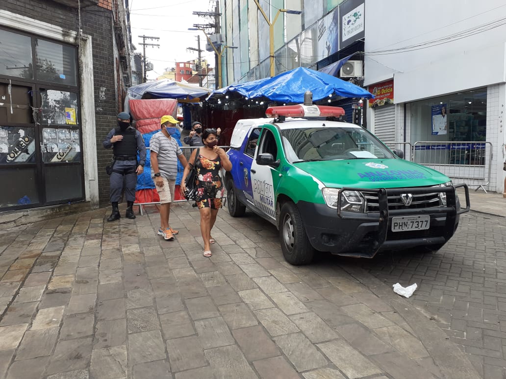 'Operação pela Vida' cumpre decreto governamental em zonas de Manaus 