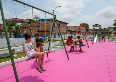 Na zona Leste, bairro Jorge Teixeira ganha nova praça em Manaus