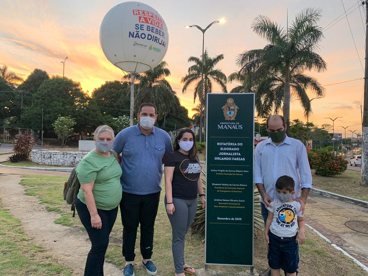 Prefeitura entrega rotatória revitalizada no Eldorado