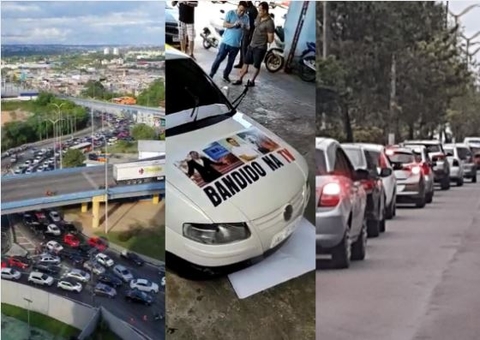 Vídeos: Protestos contra decreto de Wilson Lima deixam Manaus parada