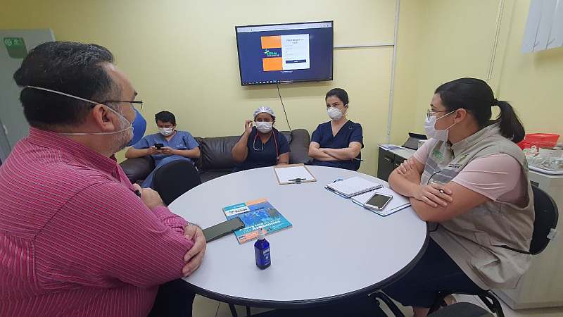 Hospital e Pronto-Socorro Platão Araújo passa por vistoria da FVS-AM