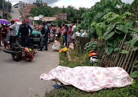 Fugindo de assaltantes, mototaxista morre ao colidir com ônibus em Manaus