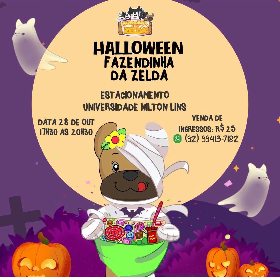 Fazendinha da Zelda especial de Halloween promete diversão em Manaus