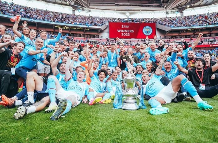 Manchester City bate United, conquista FA Cup e fica a uma vitória da tríplice coroa