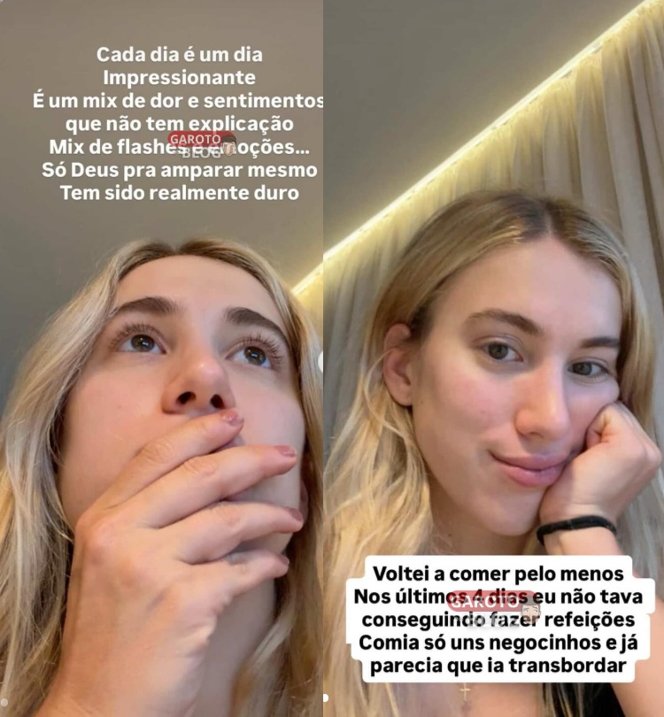 Manu Cit desabafa após flagra do noivo com outra: 'voltei a comer'