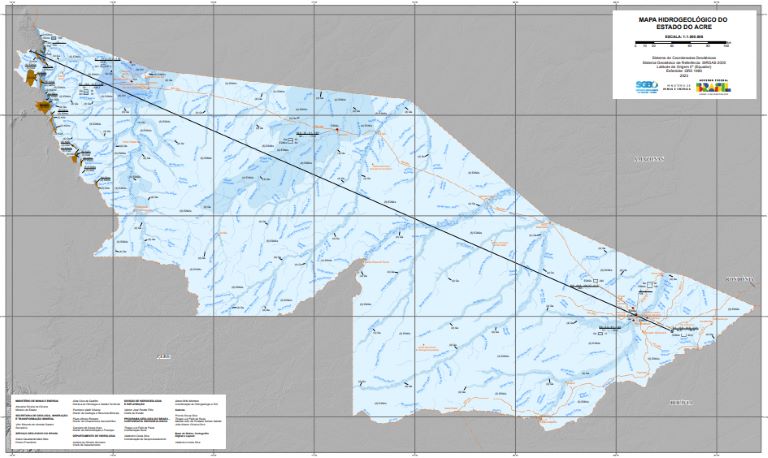 Reservas de águas subterrâneas do Acre e Amapá reveladas em mapas do SGB