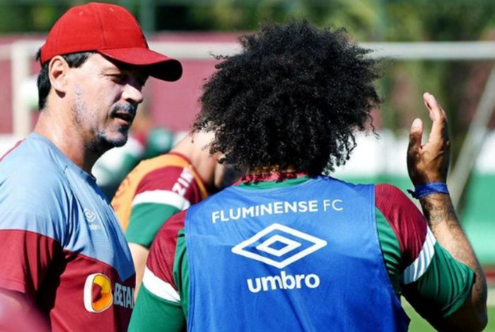 Marcelo pode ficar fora de possível Fla x Flu na Libertadores após expulsão