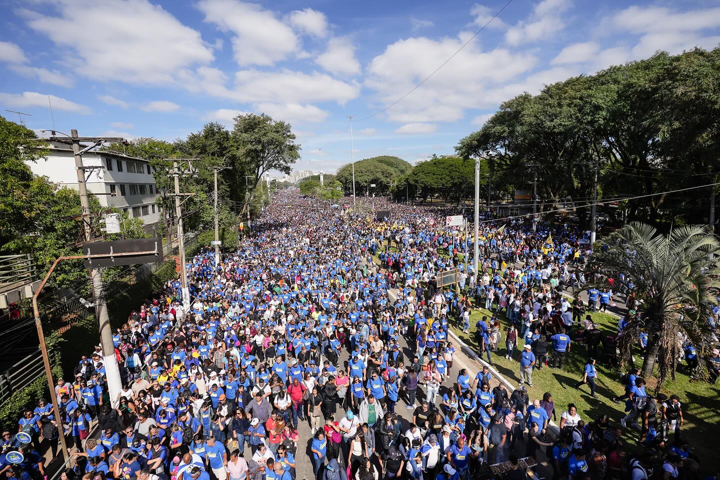 Lula elogia Marcha para Jesus: 'Como cristão, sinto-me regozijado'