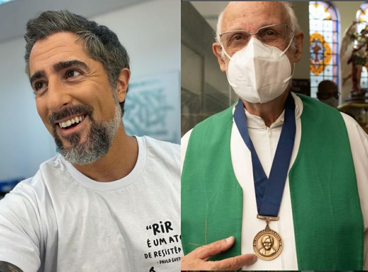 Marcos Mion responde padre Júlio após ele criticar tênis caro do apresentador