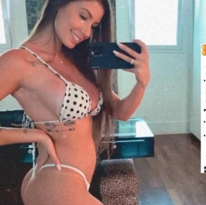 Namorada de Whindersson Nunes posa de biquíni e exibe barriga de gravidez