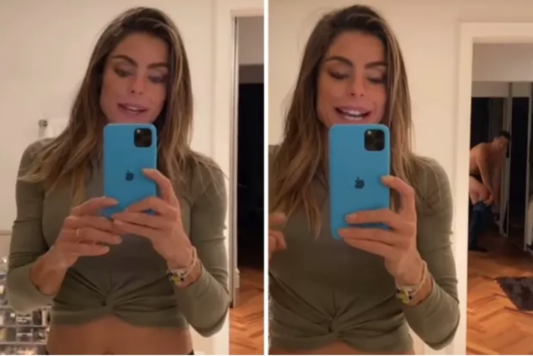 Daniella Cicarelli mostra marido tirando a roupa em live sem querer