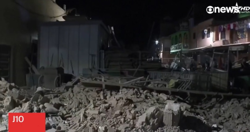 Terremoto de magnitude 6,8 deixa ao menos 820 mortos no Marrocos