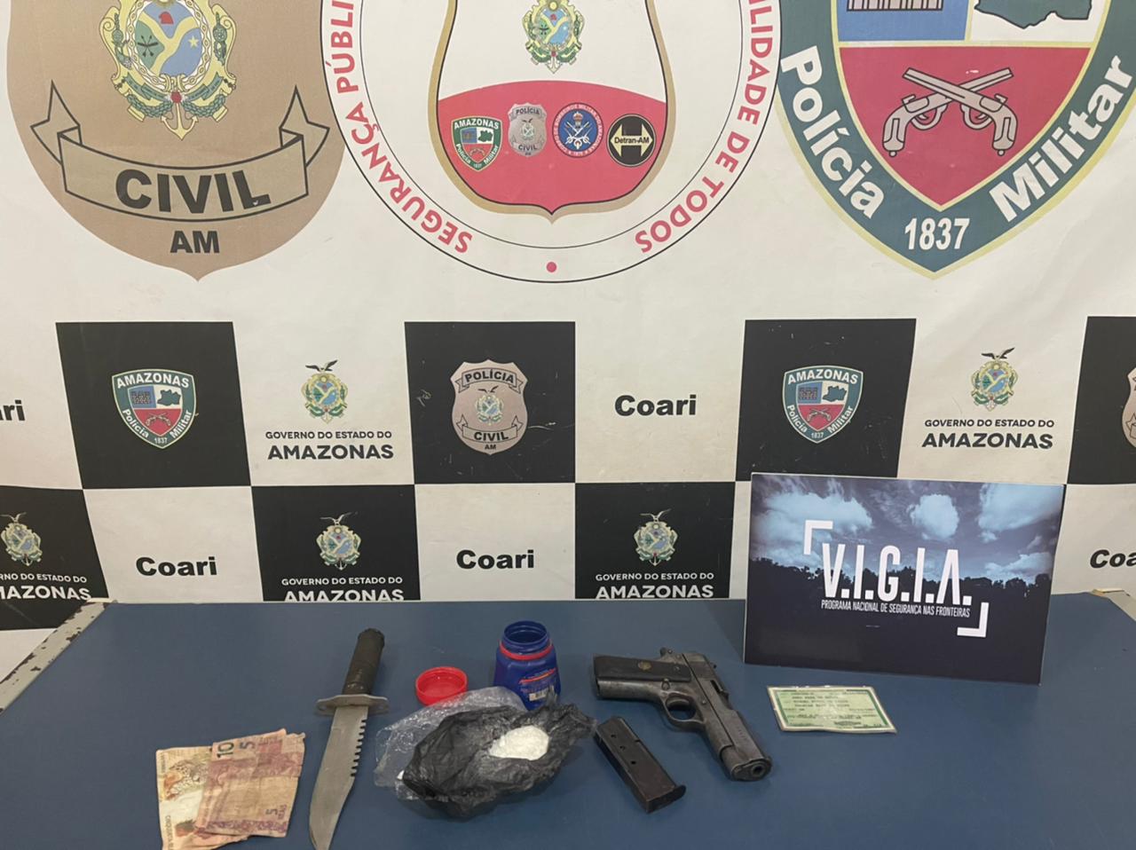 Membro de facção é preso batendo em mulher no Amazonas