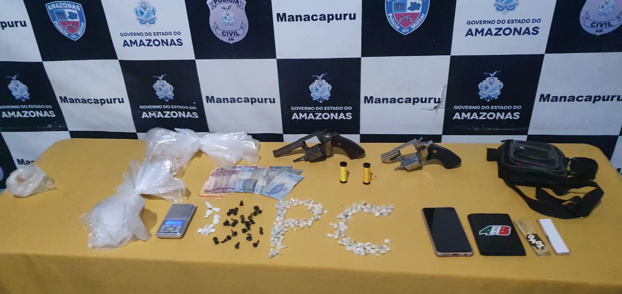 Homem é preso após assumir boca de fumo do irmão no Amazonas