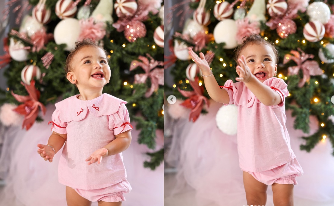 Bruna Biancardi mostra ensaio de Natal de Mavie e encanta internautas