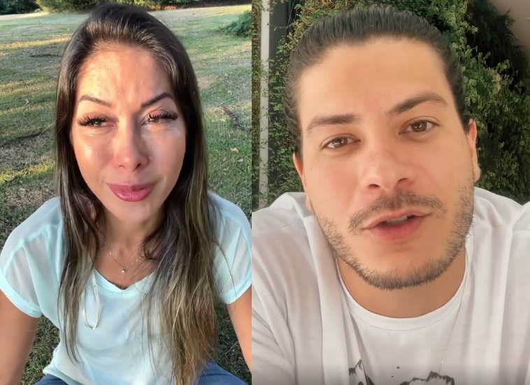 Arthur Aguiar se pronuncia após separação surpresa de Mayra Cardi