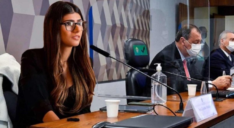 Ex-atriz pornô Mia Khalifa responde Randolfe sobre CPI da Covid 