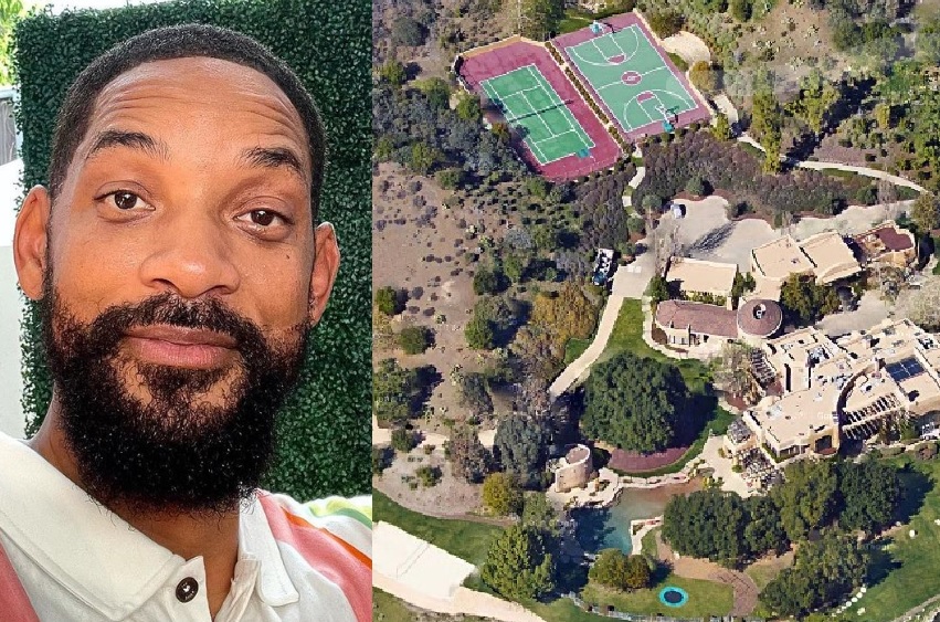 Mansão de R$ 221 milhões de Will Smith é atingida por incêndio