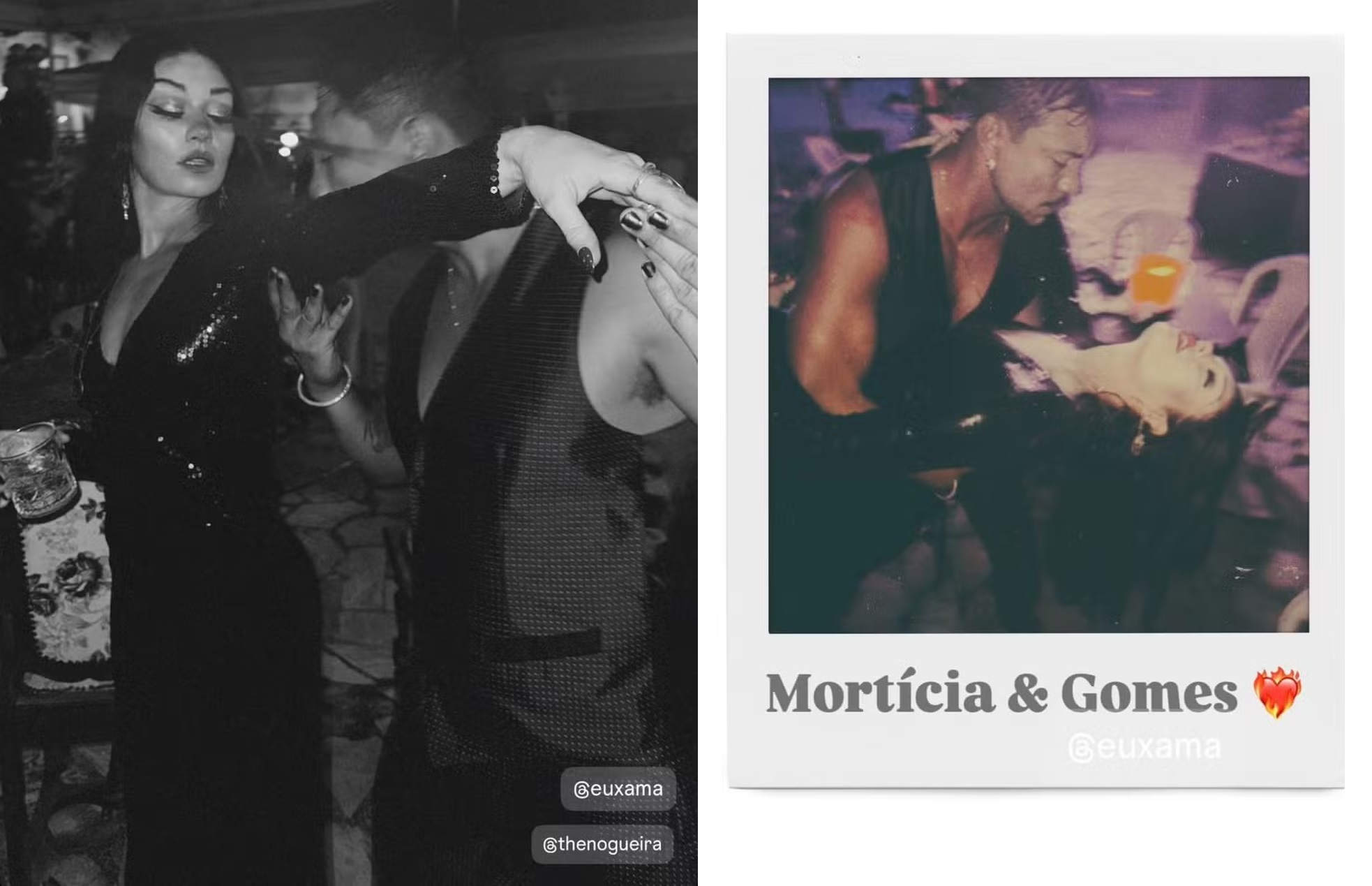 Sophie Charlotte e Xamã surgem como Mortícia e Gomes no Halloween; fotos