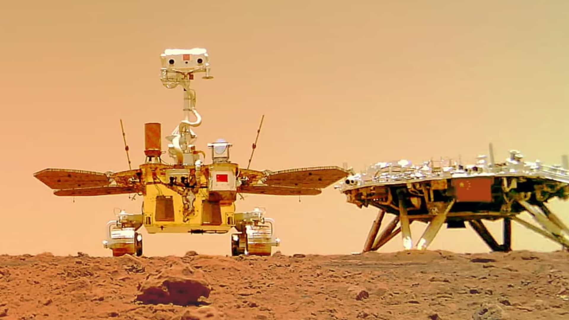 Rover chinês compartilha fotografia panorâmica inédita de Marte