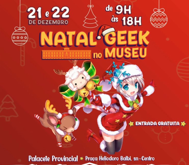 Natal Geek no Museu movimenta sábado com programação especial