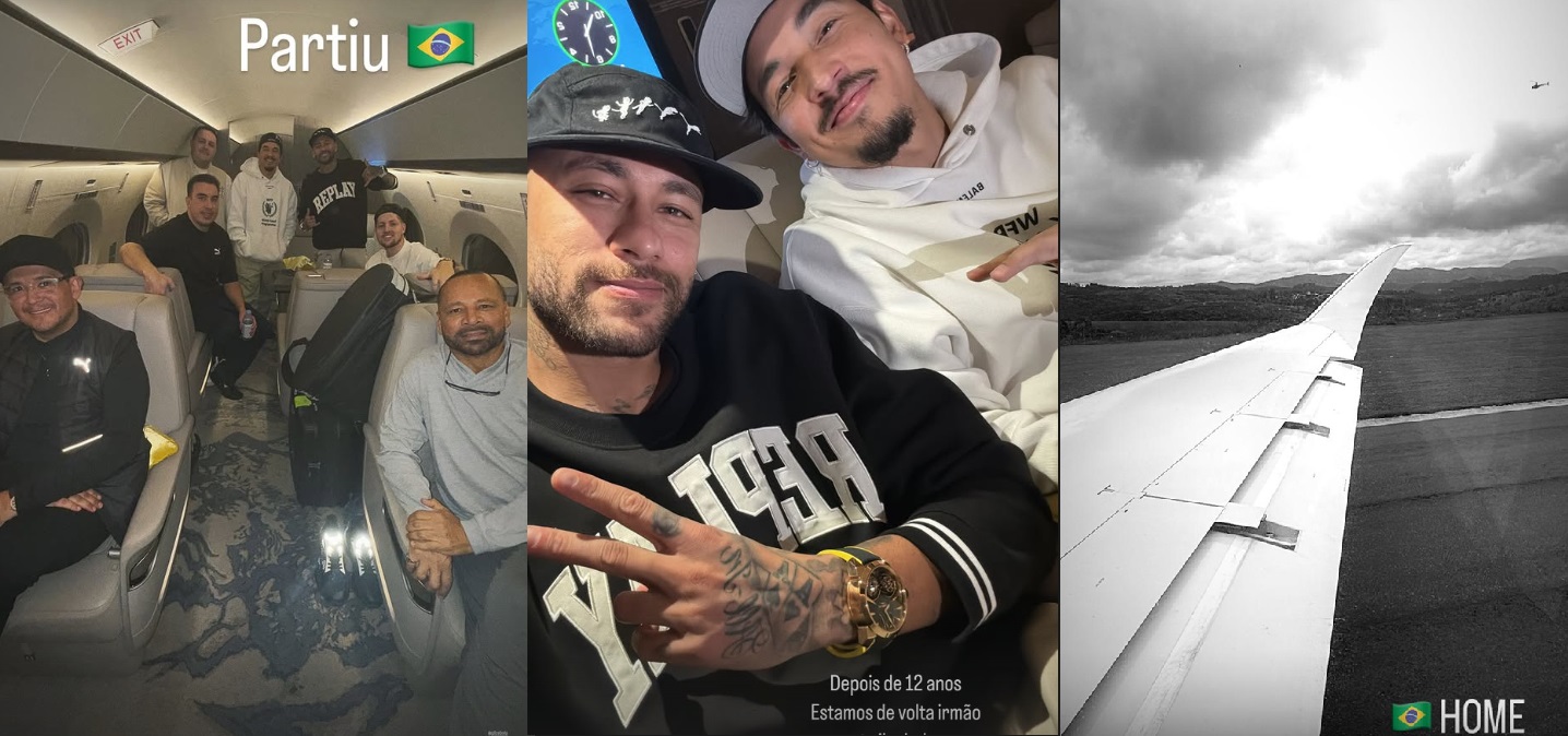 Neymar comemora volta para casa após 12 anos