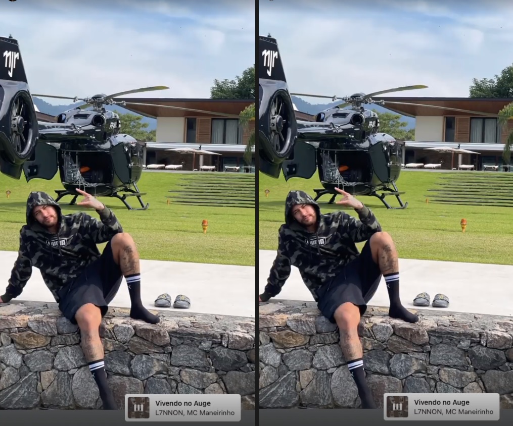 Neymar exibe mansão e helicóptero de R$ 15 milhões em Mangaratiba