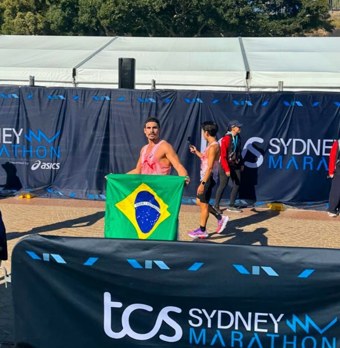Nicolas Prattes se torna brasileiro mais bem colocado na maratona de Sydney: 'Valeu a pena'