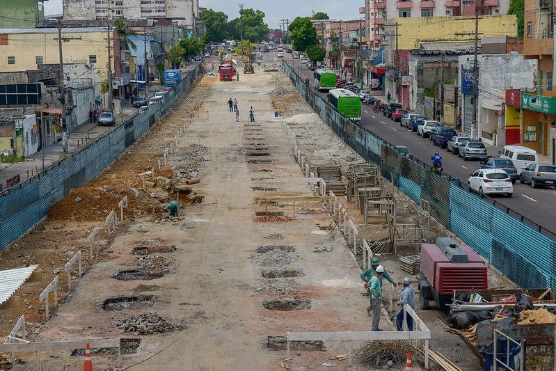 T1 é demolido e obras entram em nova fase em Manaus