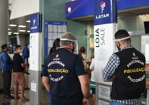 Atendimento de companhia aérea é fiscalizado pelo Procon Amazonas