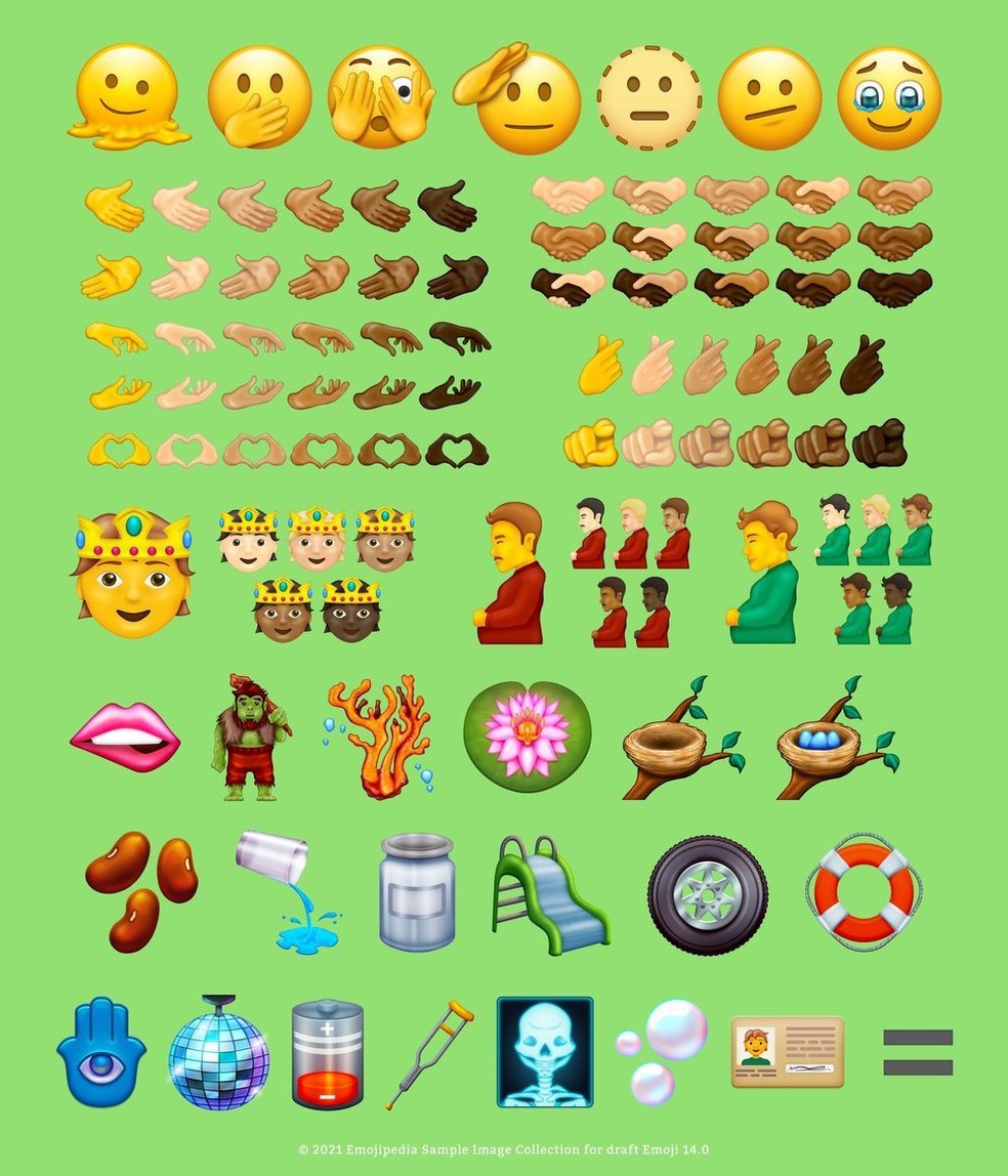 Homem grávido e mais; Veja os novos emojis que chegarão até o fim do ano