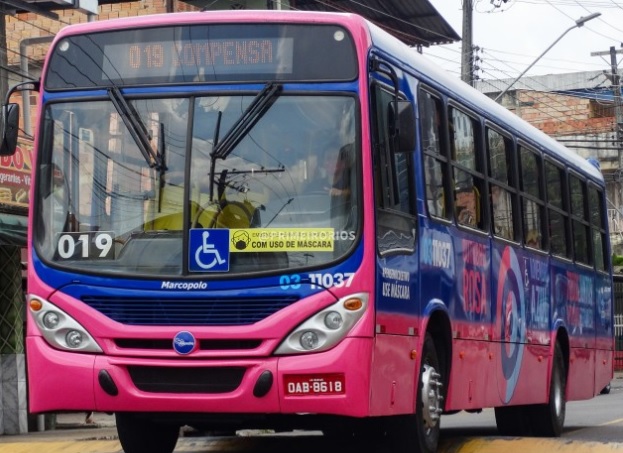 Trajetos das linhas 019 e 121 serão alterados nesta quinta em Manaus 