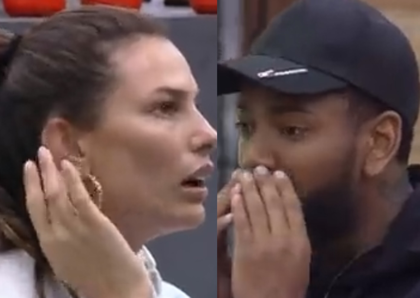 Nego do Borel detona aparência das orelhas de Dayane e modelo se irrita