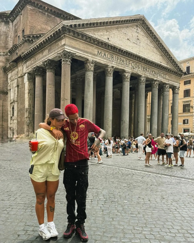 Oruam e namorada curtem viagem romântica pela Europa; fotos