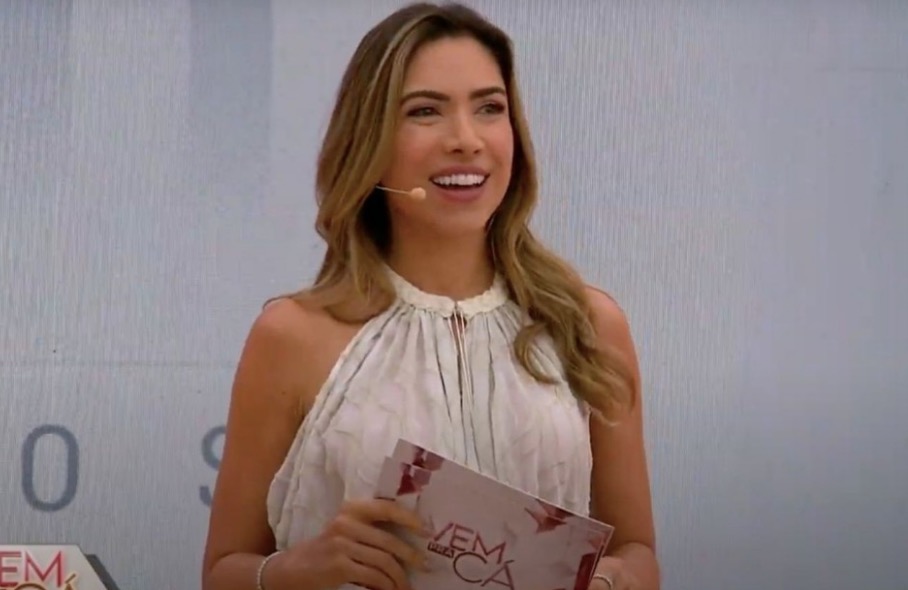 Patrícia Abravanel estreia programa com cenário idêntico ao do ’Encontro’ 
