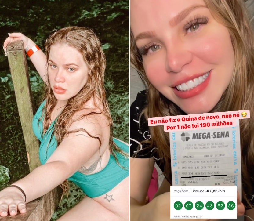 Paulinha Leite acerta quina da Mega-Sena novamente; ex-BBB ganhou na loteria quase 60 vezes