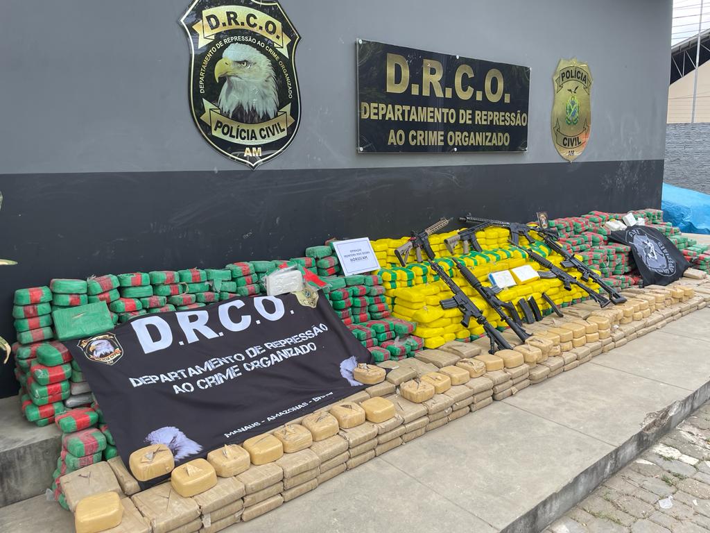 Operações da PC apreendem mais de 12 toneladas de drogas no Amazonas 