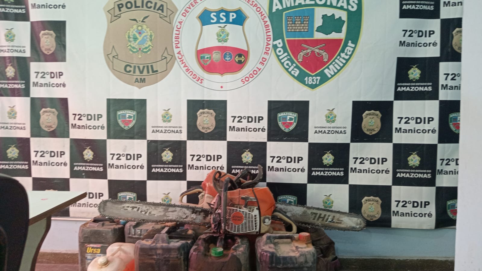 Homens são presos por extração ilegal de madeira em Manicoré