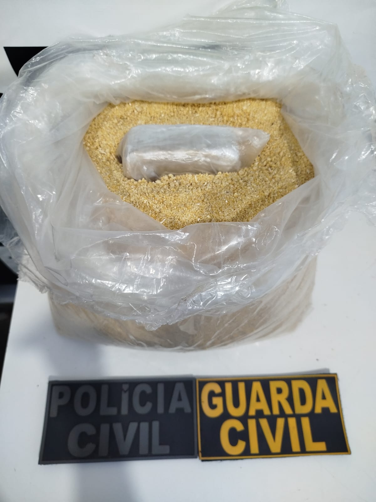 Polícia apreende droga escondida em saco de farinha em Novo Aripuanã