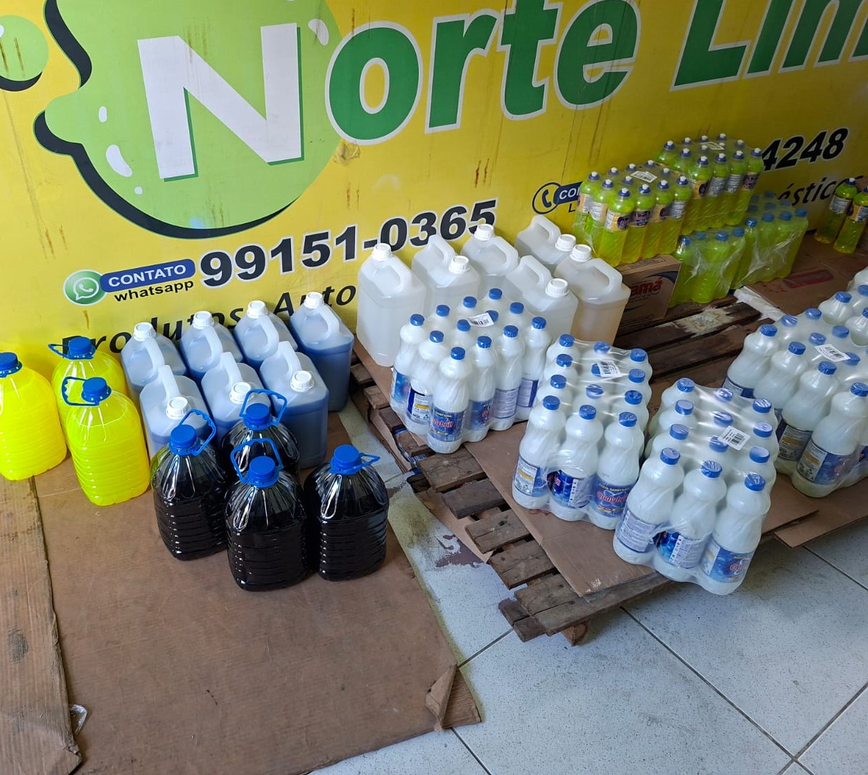 Loja de produtos de limpeza é fechada por falsificação em Manaus