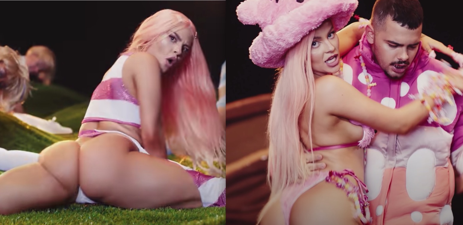 Luísa Sonza ‘senta com a bunda’ em clipe de ‘Atenção’ com Pedro Sampaio