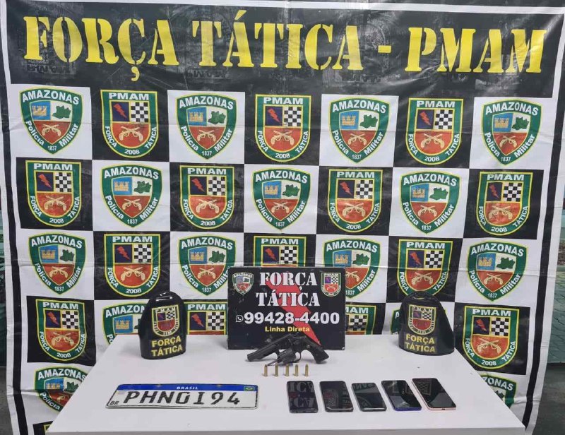 Casal é preso enquanto fazia arrastões por bairros de Manaus