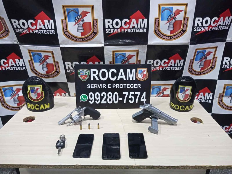 Trio que atacava moradores e fazia arrastões é preso em Manaus